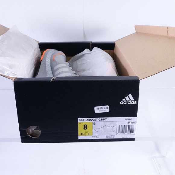 NEW adidas Ultraboost C.RDY Running Shoes Grey/Orange - Picture 7 of 7